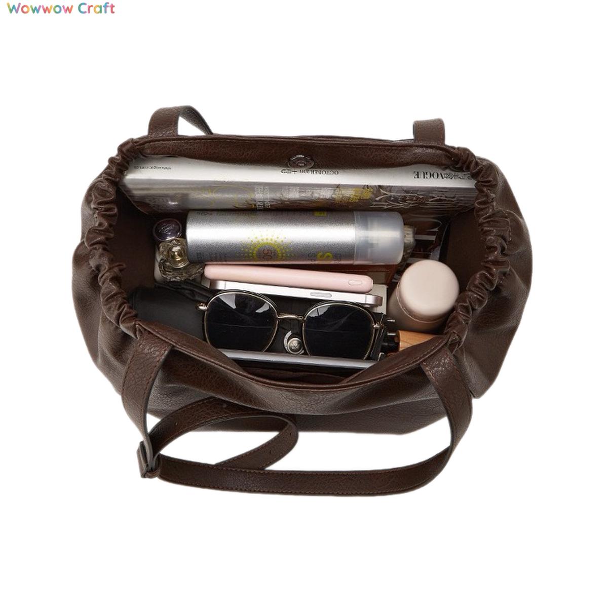 Shoulder Bags,Totes,Leather Bags,Burgundy Coffee Brown Fashion Leather Bag - Crossbody Bag Handbag Shoulder Bag